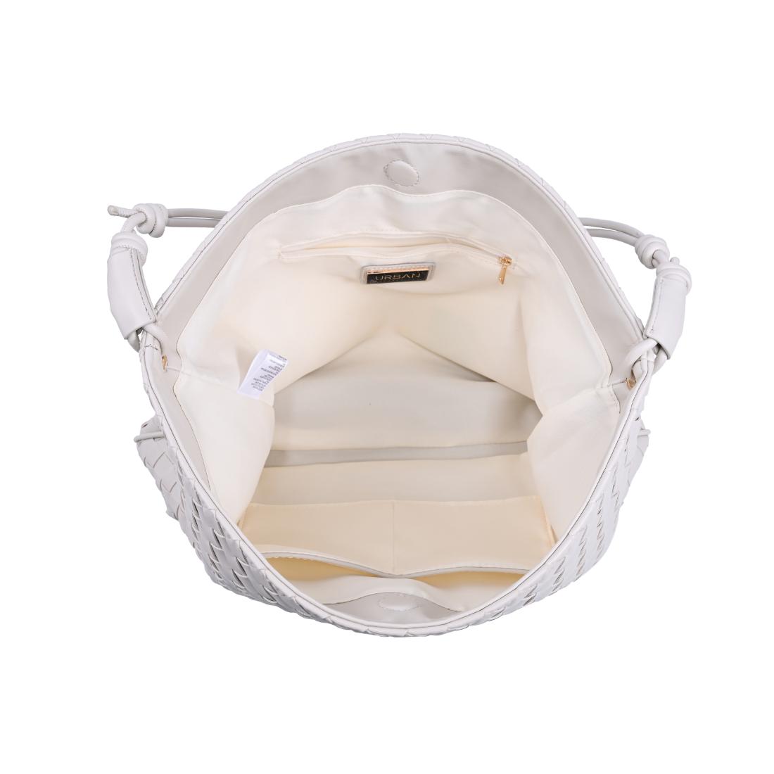 Woman wearing Ivory Urban Expressions Theo Hobo 840504205590 View 9 | Ivory