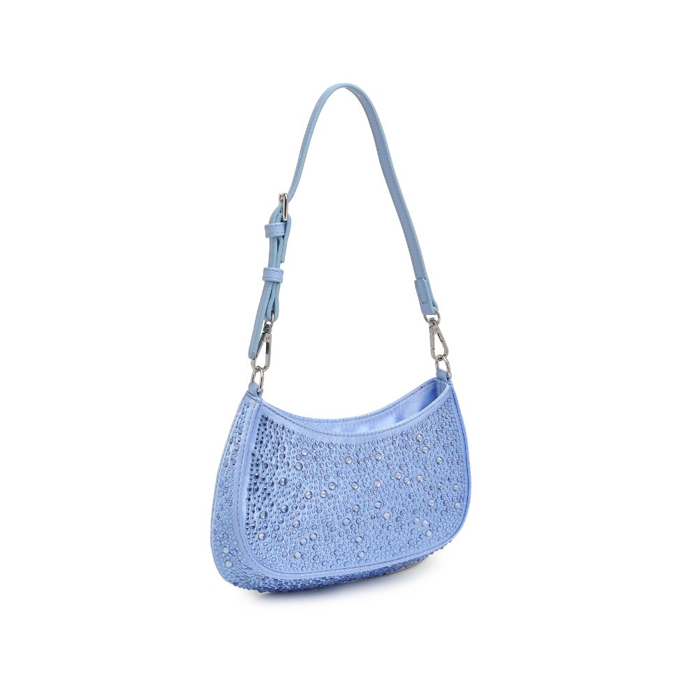 Woman wearing Blue Urban Expressions Fantasia Evening Bag 840611106049 View 6 | Blue