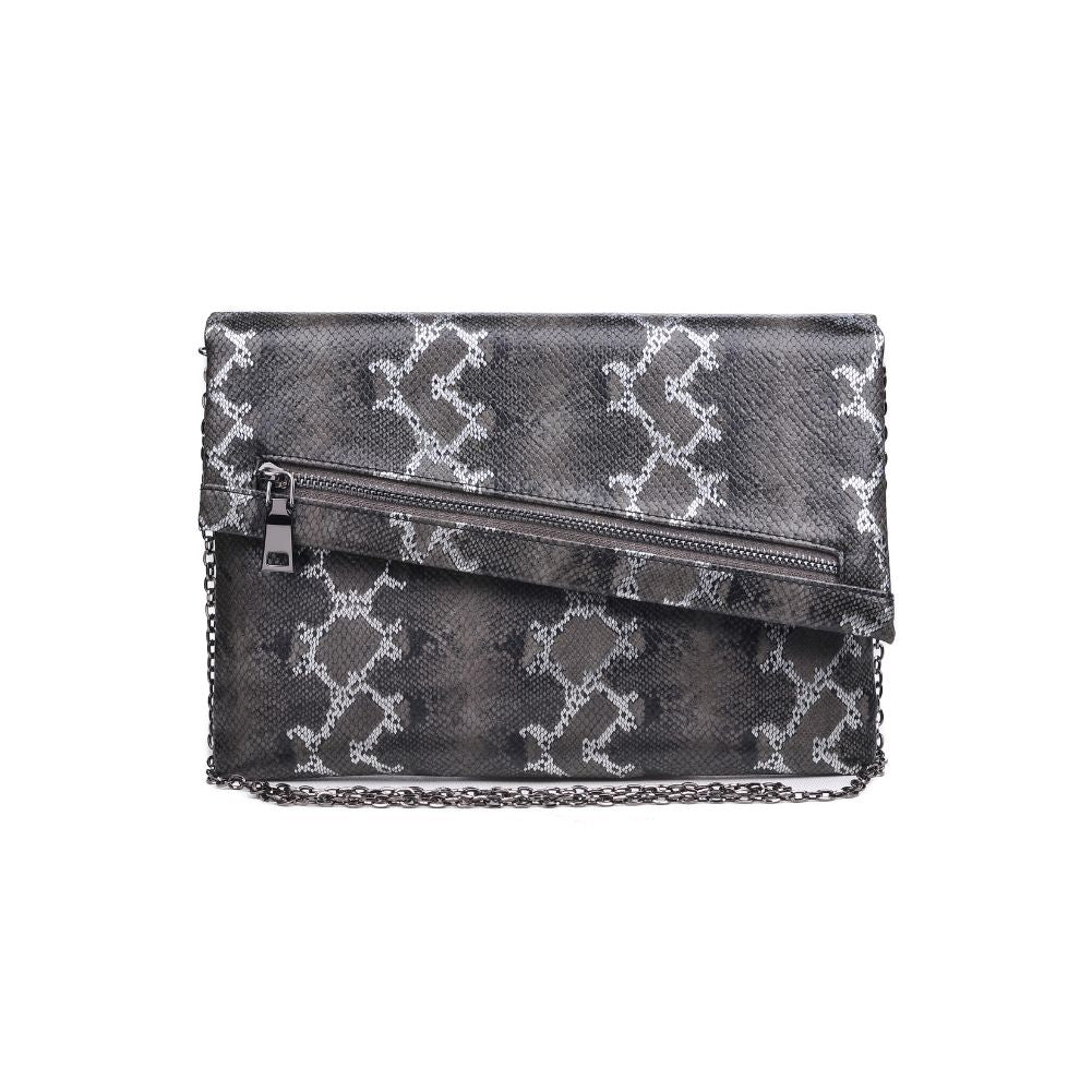 Product Image of Urban Expressions Maddox Clutch 840611167521 View 1 | Gunmetal