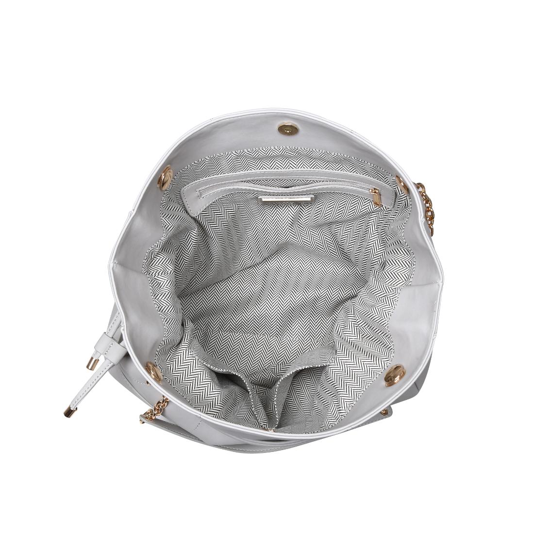 Woman wearing Grey Urban Expressions Kinsley Tote 840504206399 View 9 | Grey