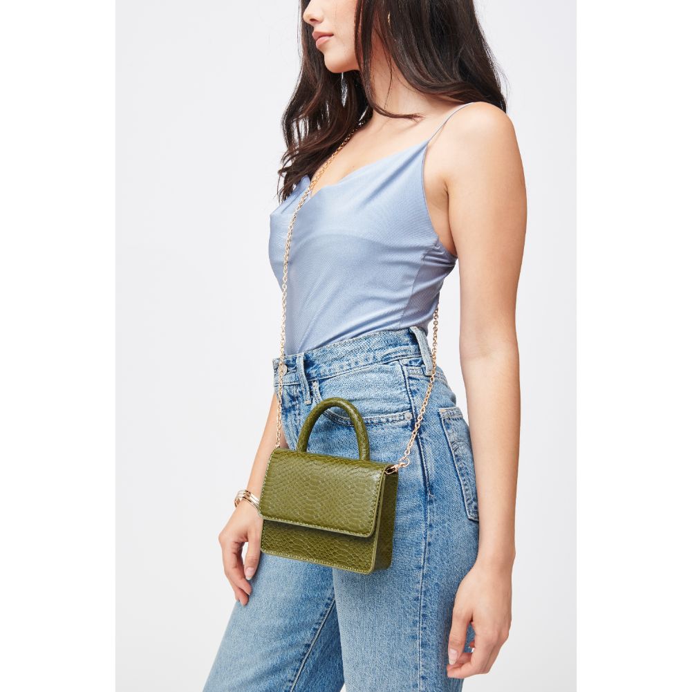 Woman wearing Olive Urban Expressions Faye Top Handle 840611184795 View 1 | Olive