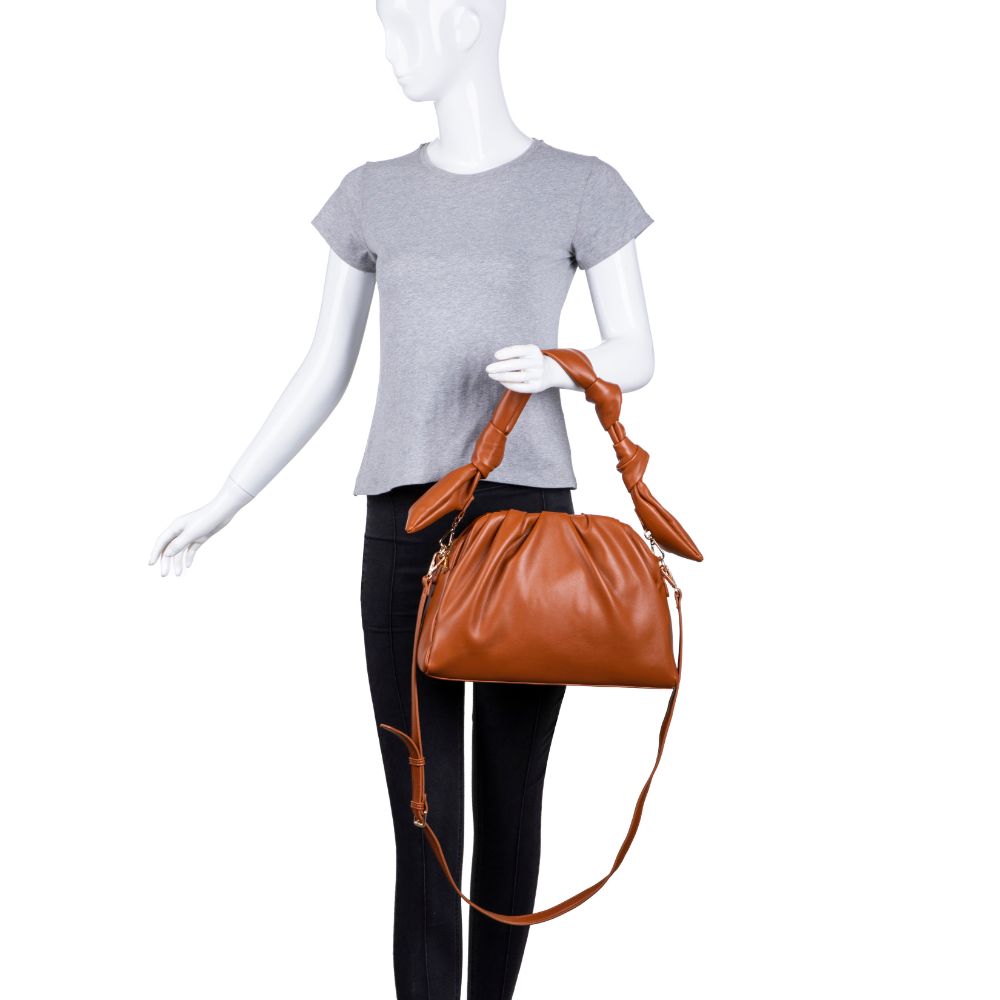 Product Image of Urban Expressions Marla Satchel 840611175175 View 5 | Tan