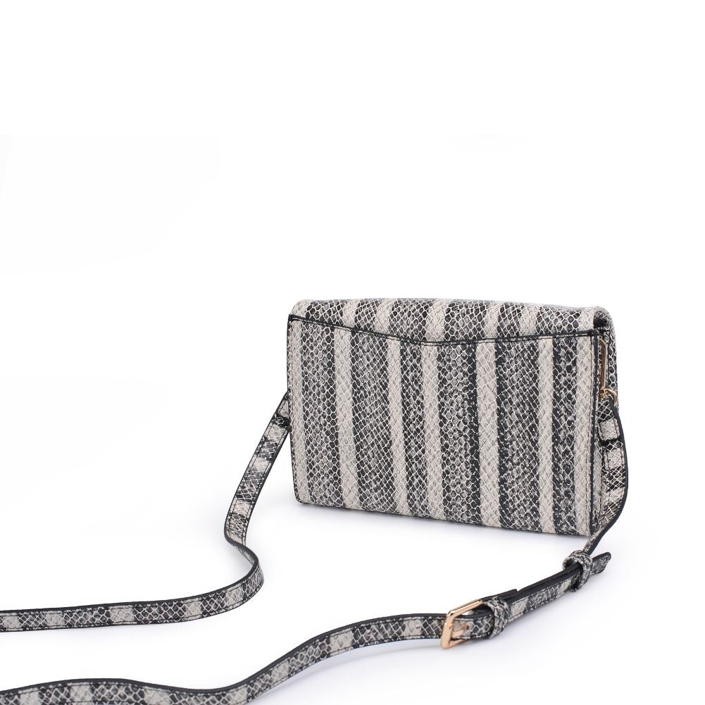 Product Image of Urban Expressions Bree Crossbody 840611174741 View 7 | Black White
