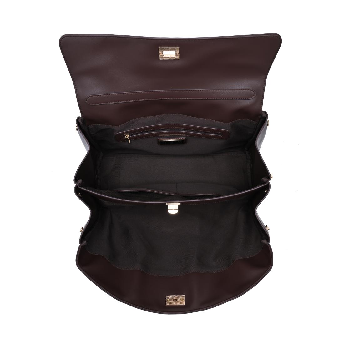 Urban Expressions Keaton Satchel 840504214707 View 4 | Chocolate
