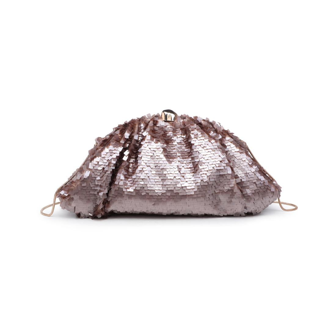 Urban Expressions Mairah Clutch 840504215315 View 3 | Champagne