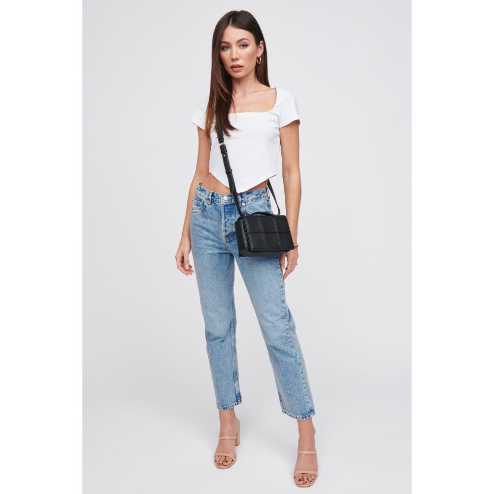 Woman wearing Black Urban Expressions Amanda Crossbody 818209016049 View 3 | Black