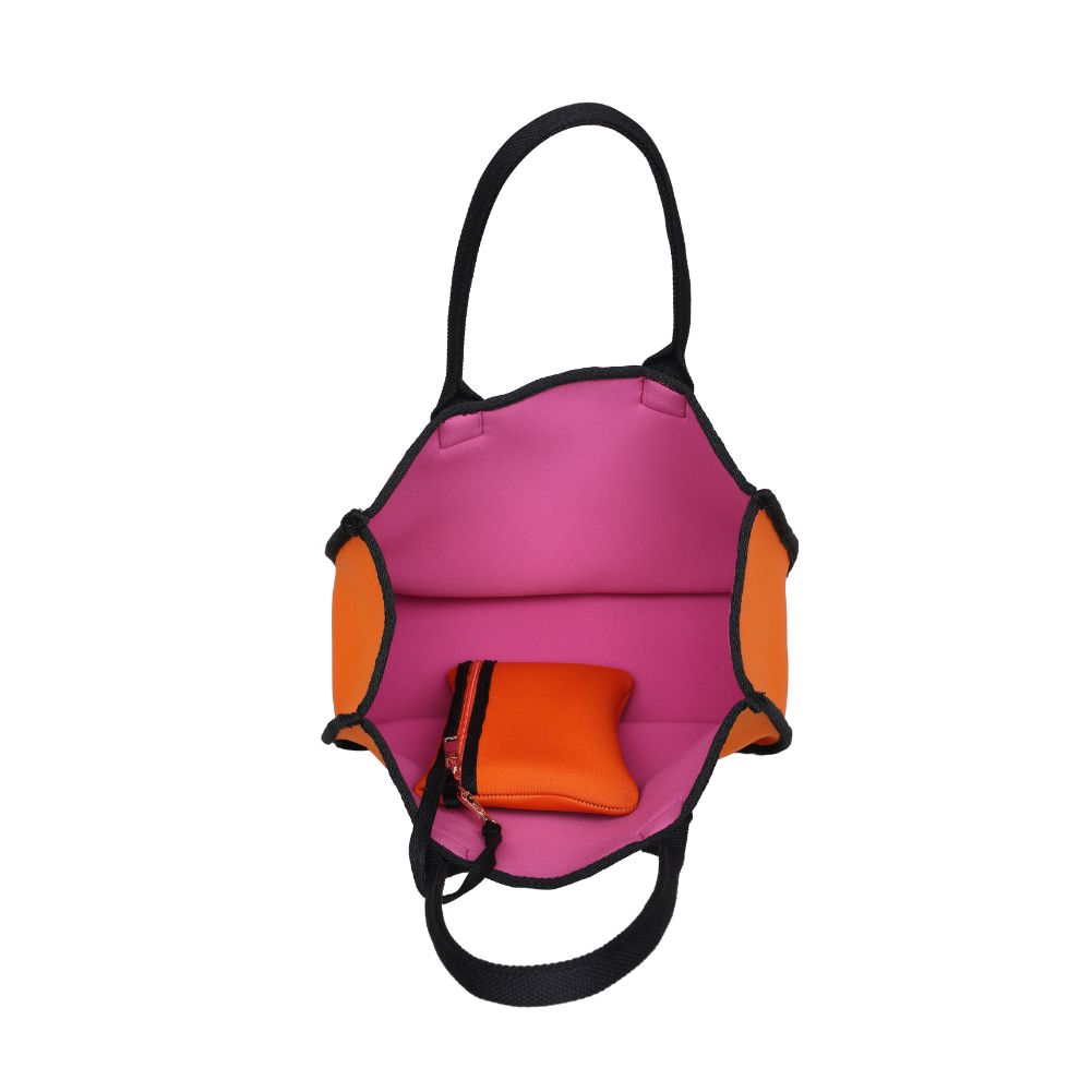 Woman wearing Orange Urban Expressions Wade Tote 840611118165 View 9 | Orange