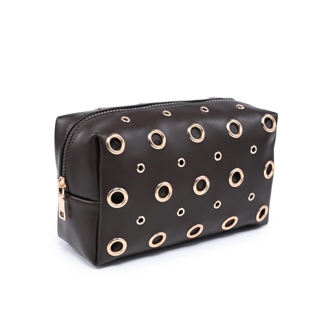 Urban Essentials Grommet Revival Cosmetic & Travel Organizer Pouch 840504210556 View 6 | Espresso