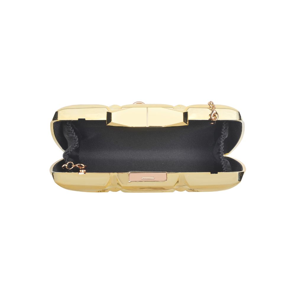 Product Image of Urban Expressions Rexha Evening Bag 840611171641 View 8 | Gold