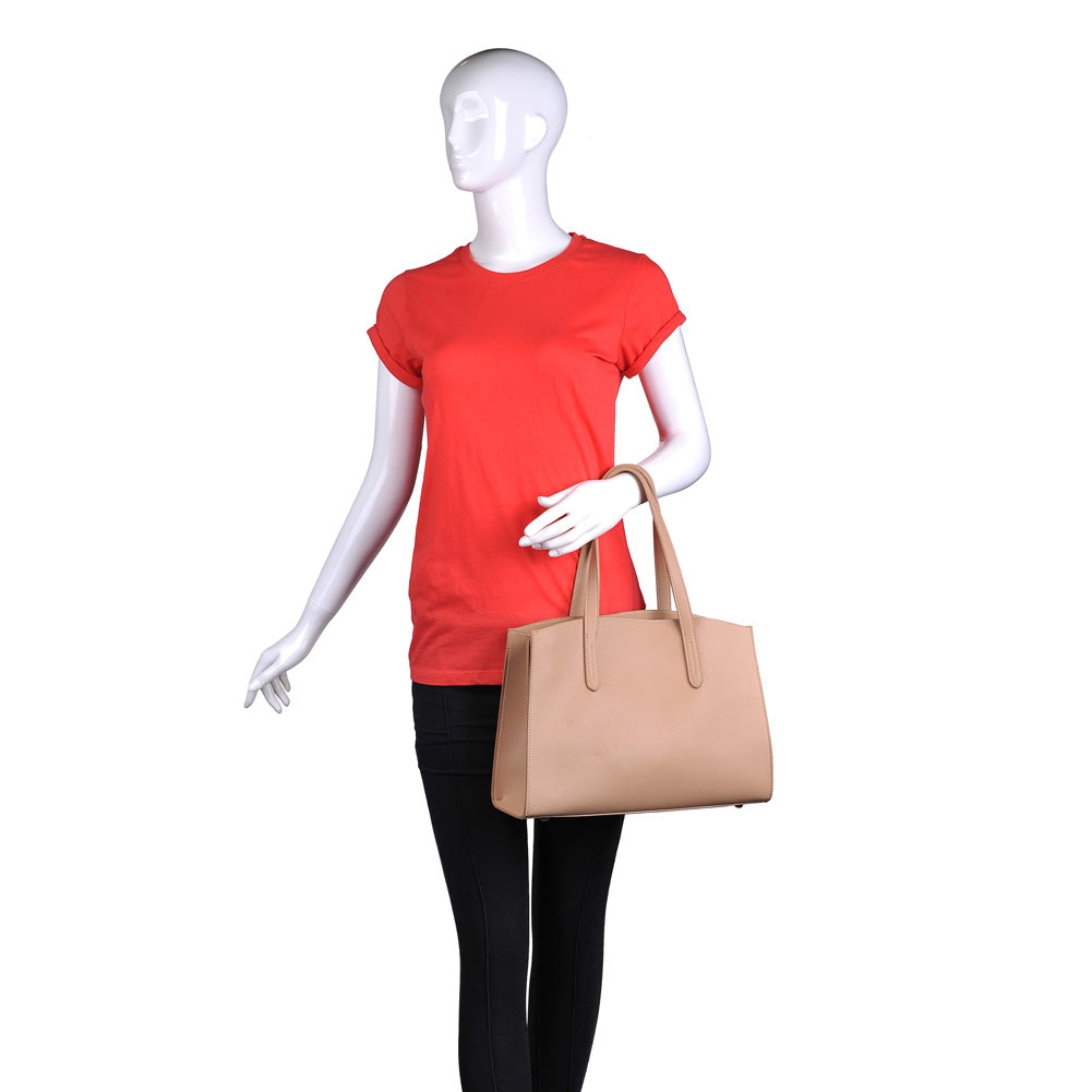 Product Image of Urban Expressions Calyx Satchel NA-840611153395 View 5 | Camel