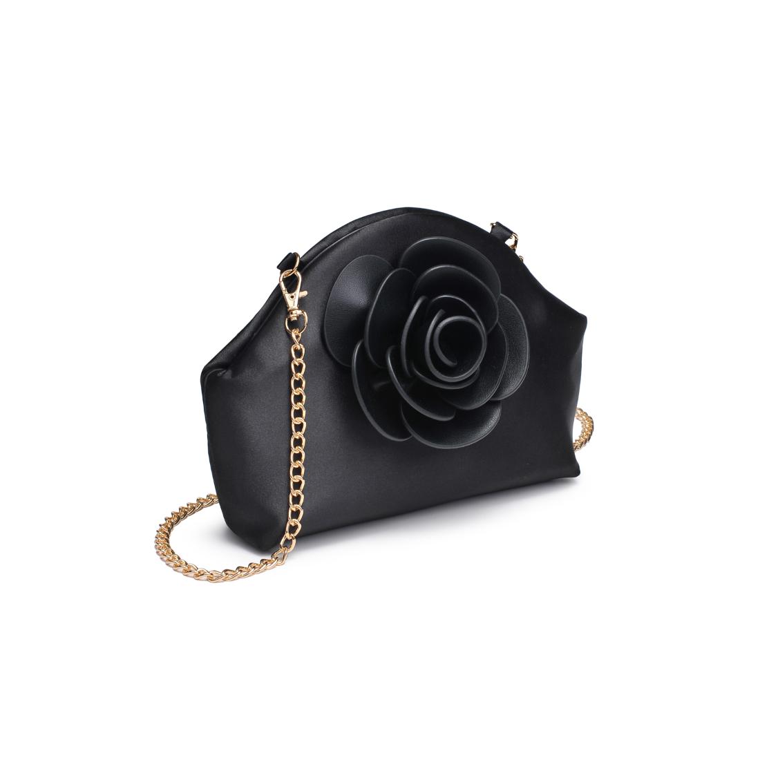 Woman wearing Black Urban Expressions Rose Crossbody 840611144270 View 6 | Black