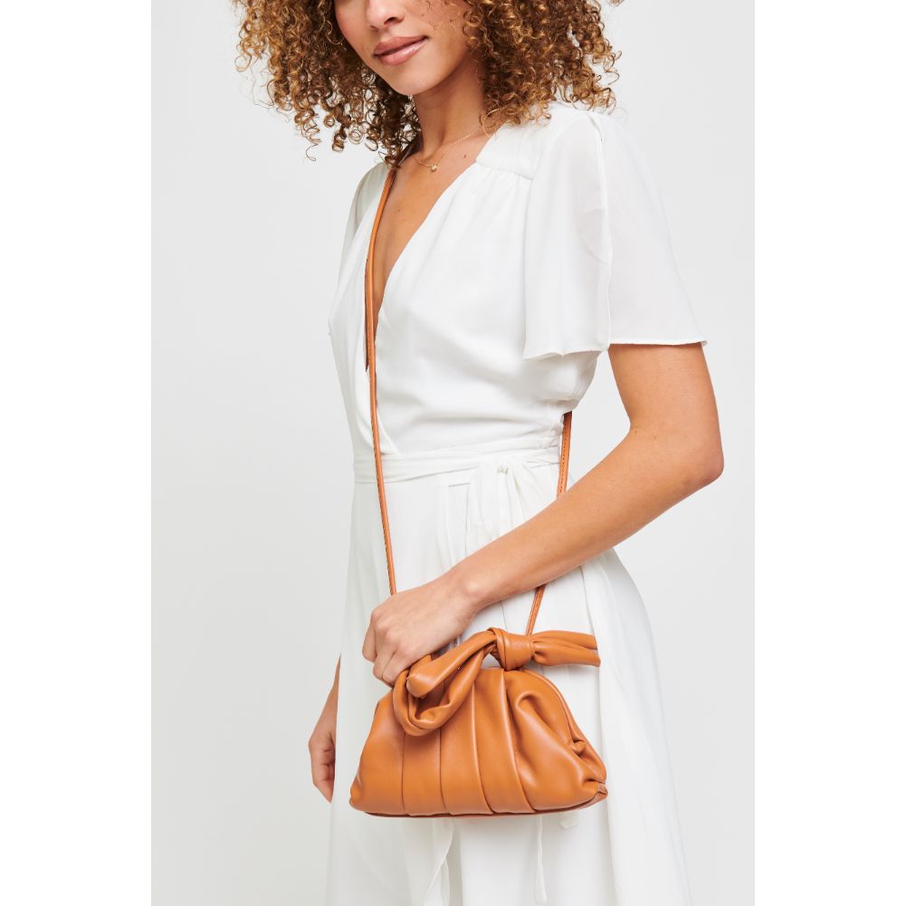 Woman wearing Whisky Urban Expressions Mona Crossbody 840611178473 View 2 | Whisky