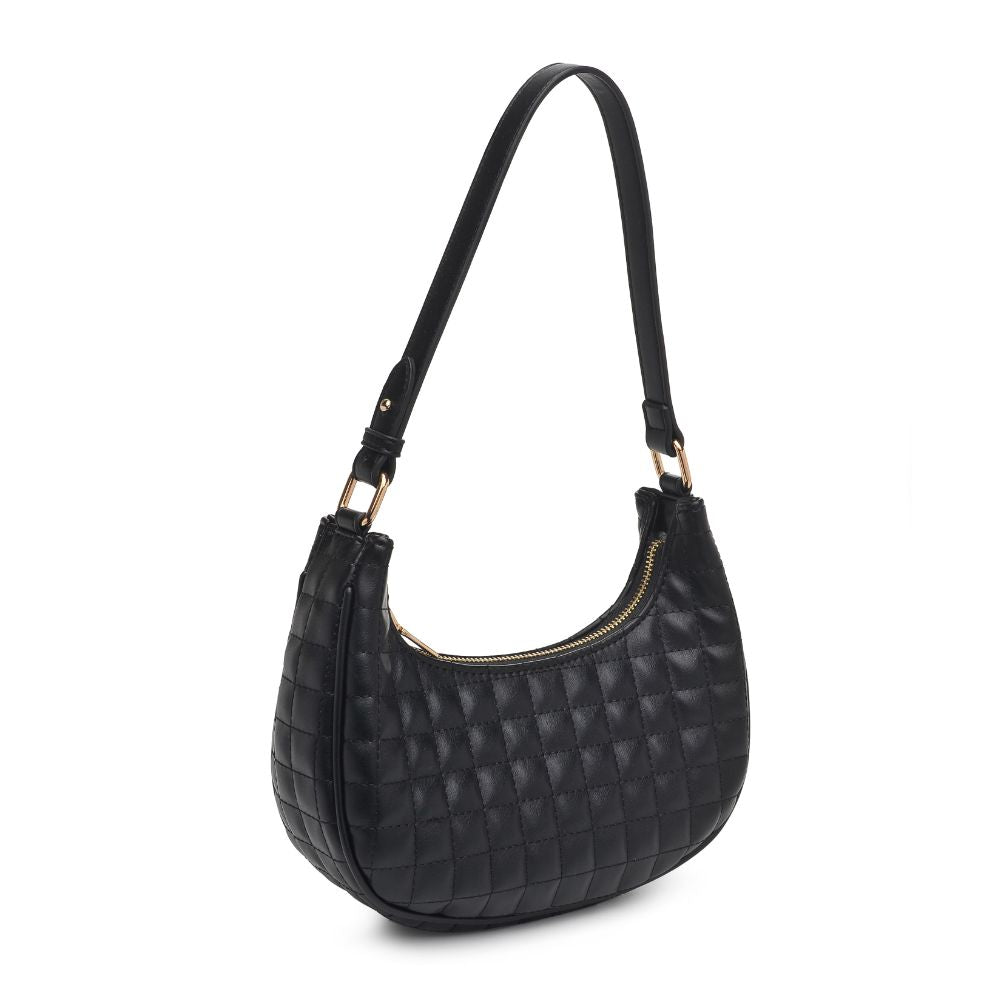 Product Image of Urban Expressions Sybil - Quilted Shoulder Bag 818209018777 View 6 | Black