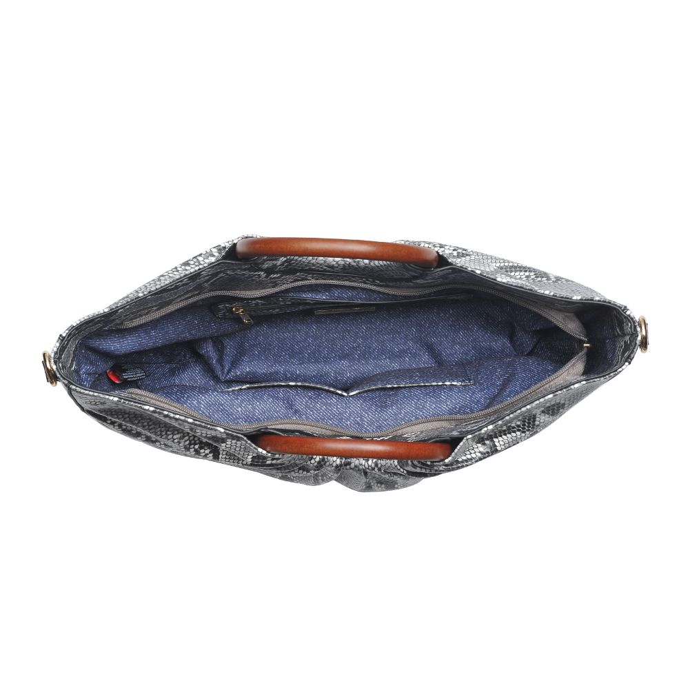 Product Image of Urban Expressions Moon Satchel 840611172662 View 8 | Black