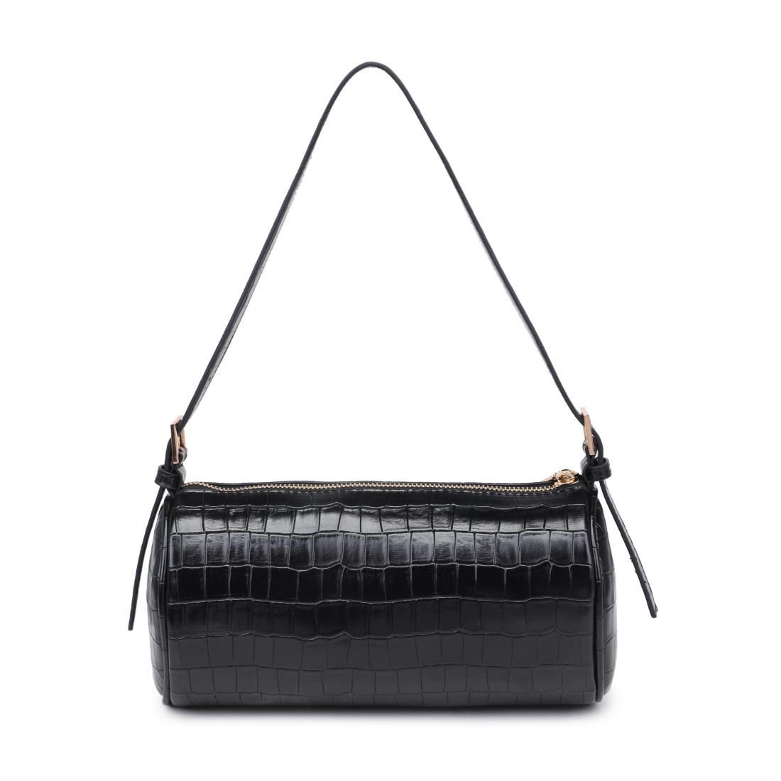 Product Image of Urban Expressions Rachel - Croco Shoulder Bag 840611199485 View 7 | Black