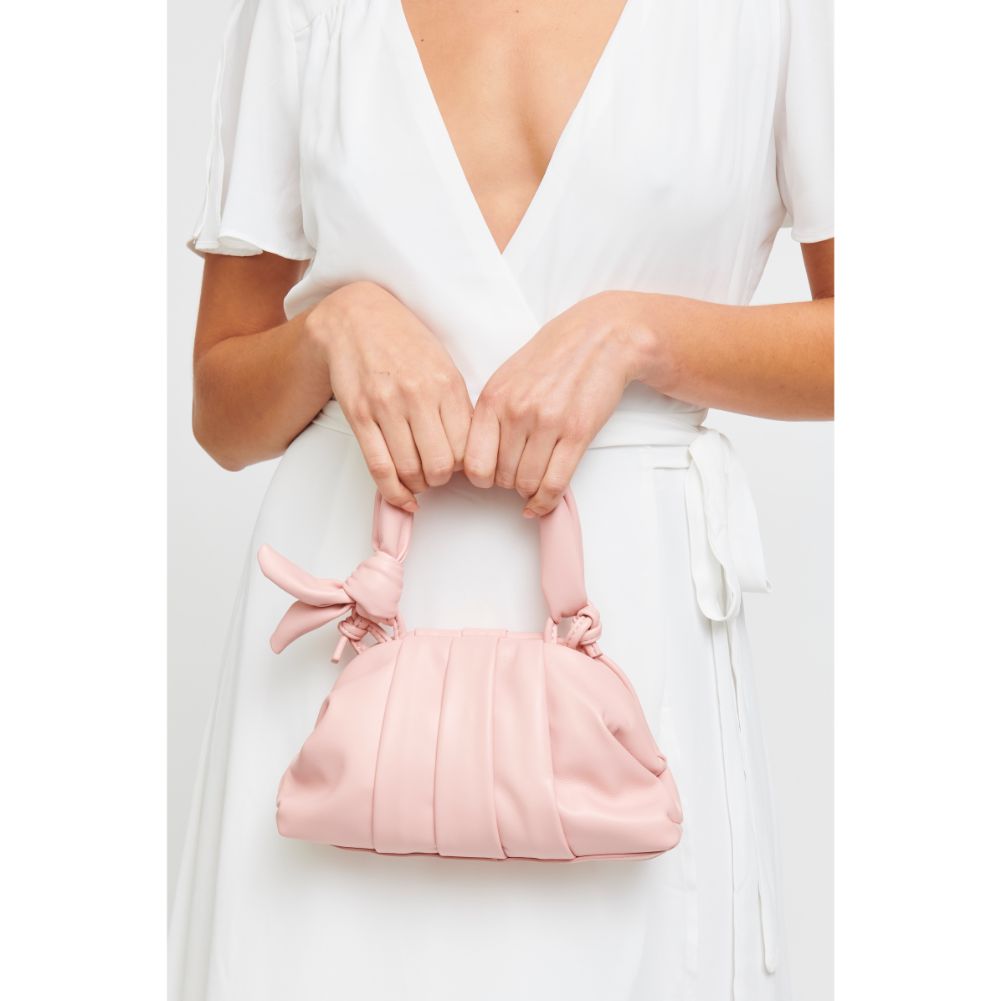 Woman wearing French Rose Urban Expressions Mona Crossbody 840611178497 View 1 | French Rose