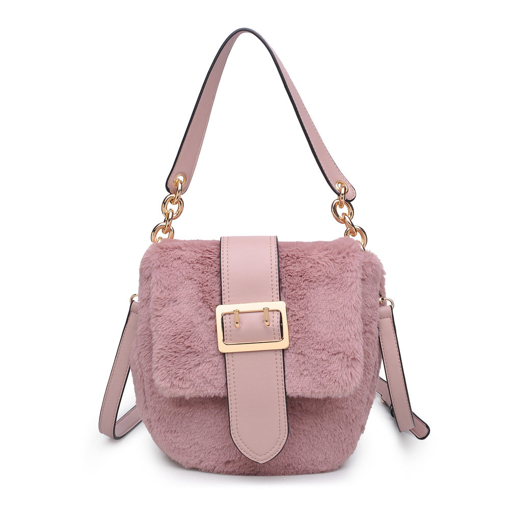 Woman wearing Blush Urban Expressions Sully Crossbody NA-840611154309 View 5 | Blush
