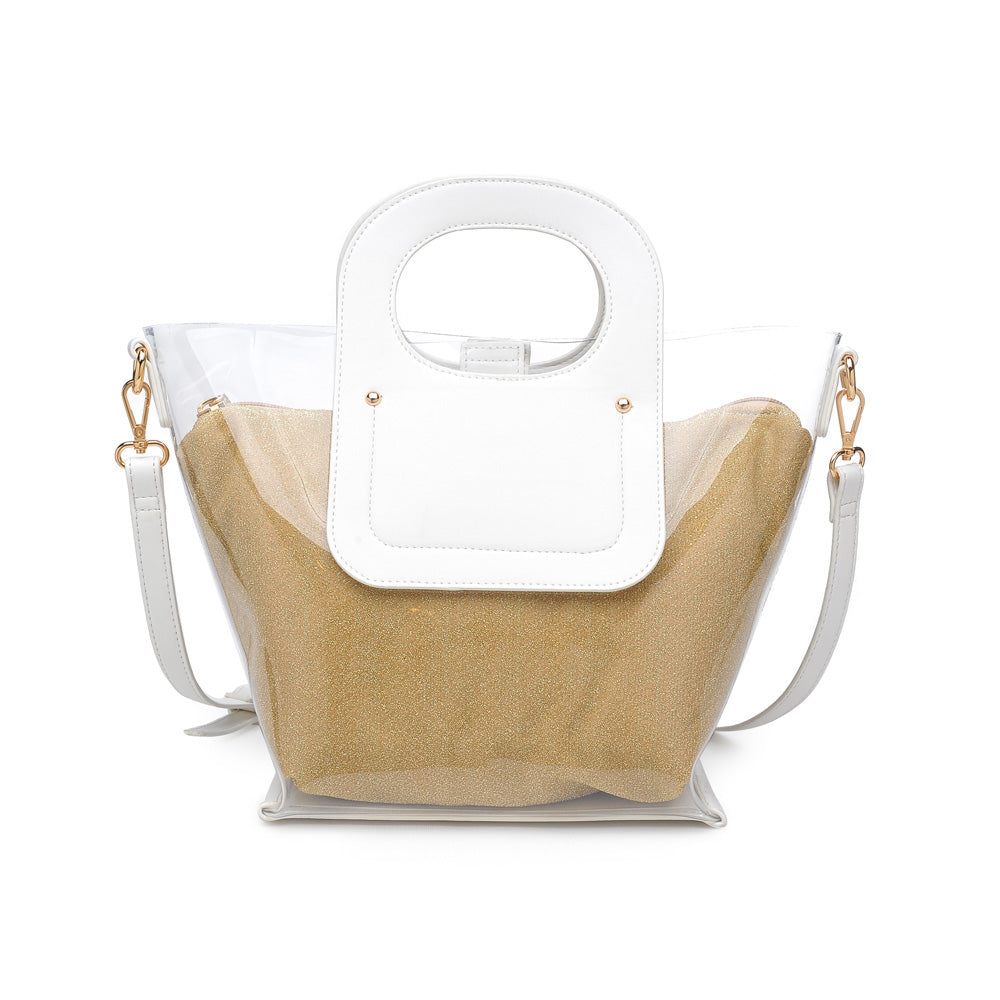 Product Image of Urban Expressions Joplin Satchel NA-840611144447 View 3 | White