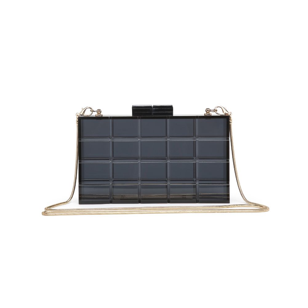 Product Image of Urban Expressions Nisha Evening Bag 840611184443 View 5 | Smoke