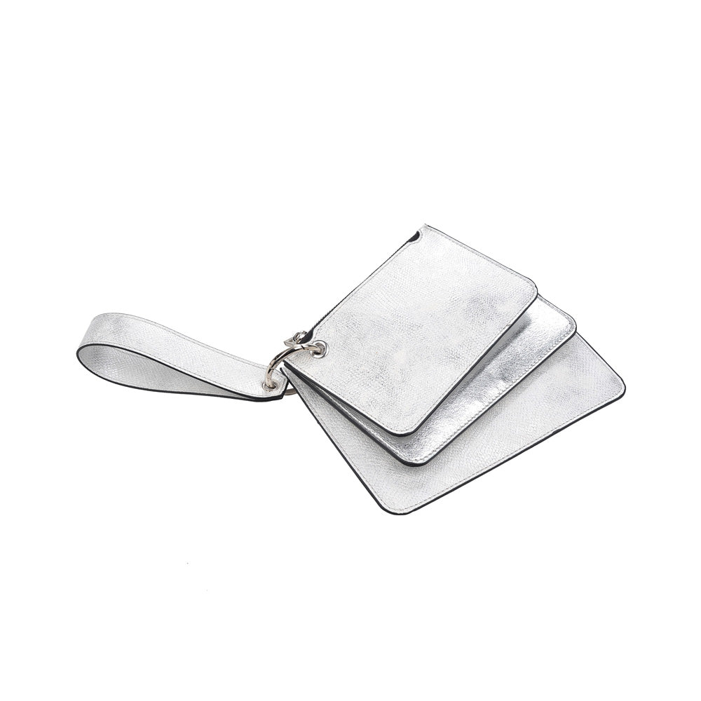 Product Image of Urban Expressions Nina Wristlet NA-840611148070 View 2 | Silver