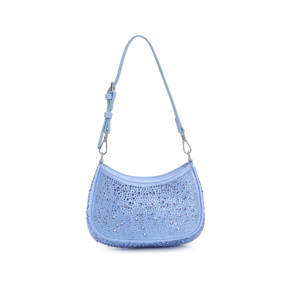Woman wearing Blue Urban Expressions Fantasia Evening Bag 840611106049 View 5 | Blue