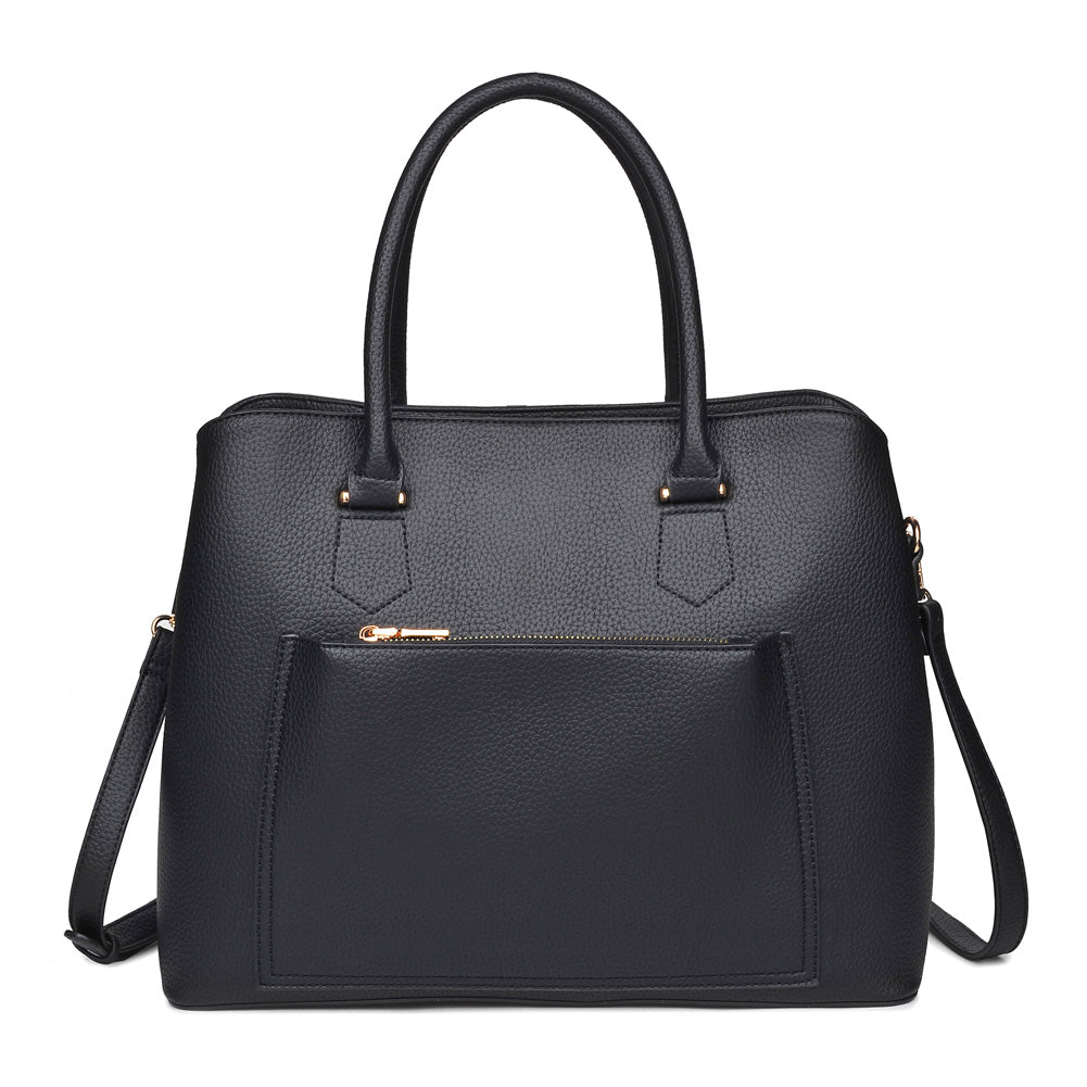 Product Image of Urban Expressions Leighton Satchel NA-840611151070 View 1 | Black