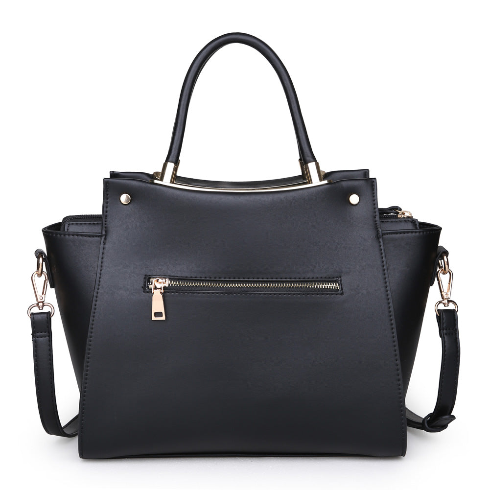 Product Image of Urban Expressions Greyson Satchel NA-840611149718 View 3 | Black