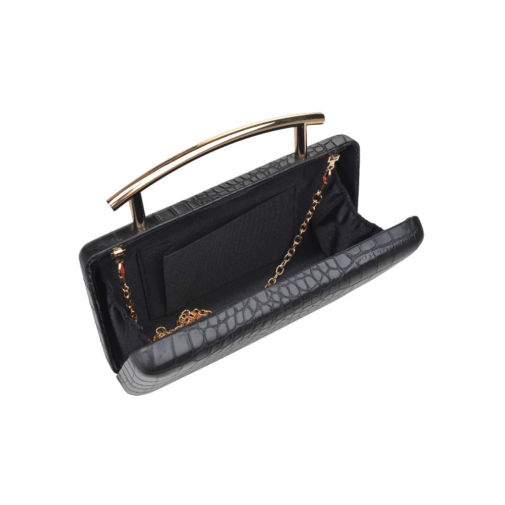 Product Image of Urban Expressions Claudette Evening Bag 840611171764 View 4 | Black