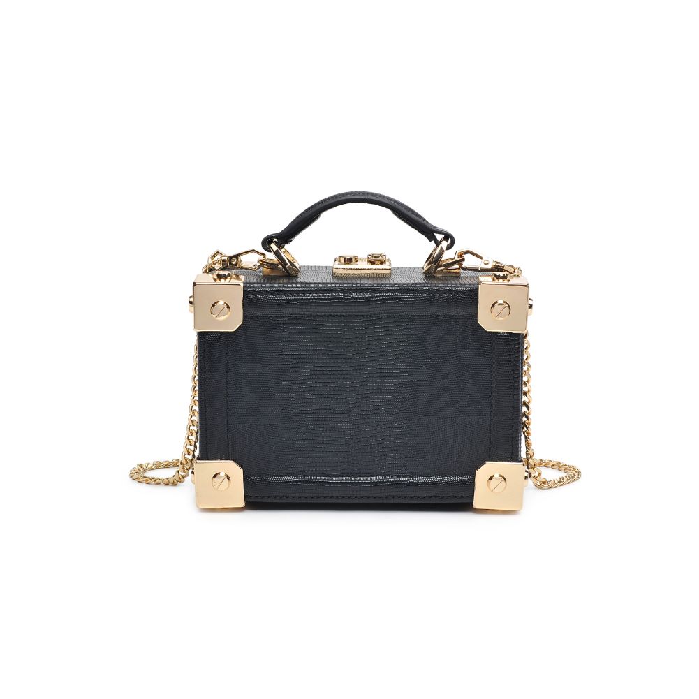 Product Image of Urban Expressions Zvezda Crossbody 818209013444 View 3 | Black Lizard
