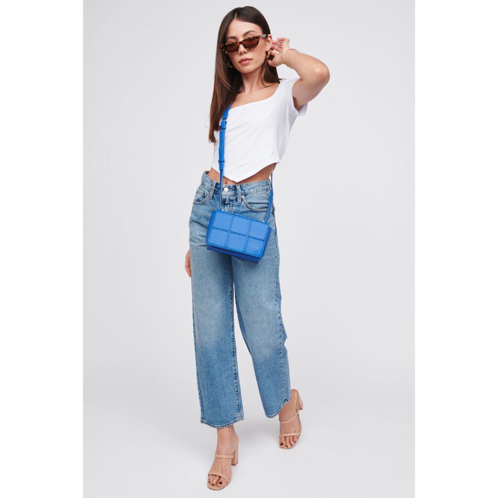 Woman wearing Cobalt Urban Expressions Amanda Crossbody 818209016087 View 3 | Cobalt