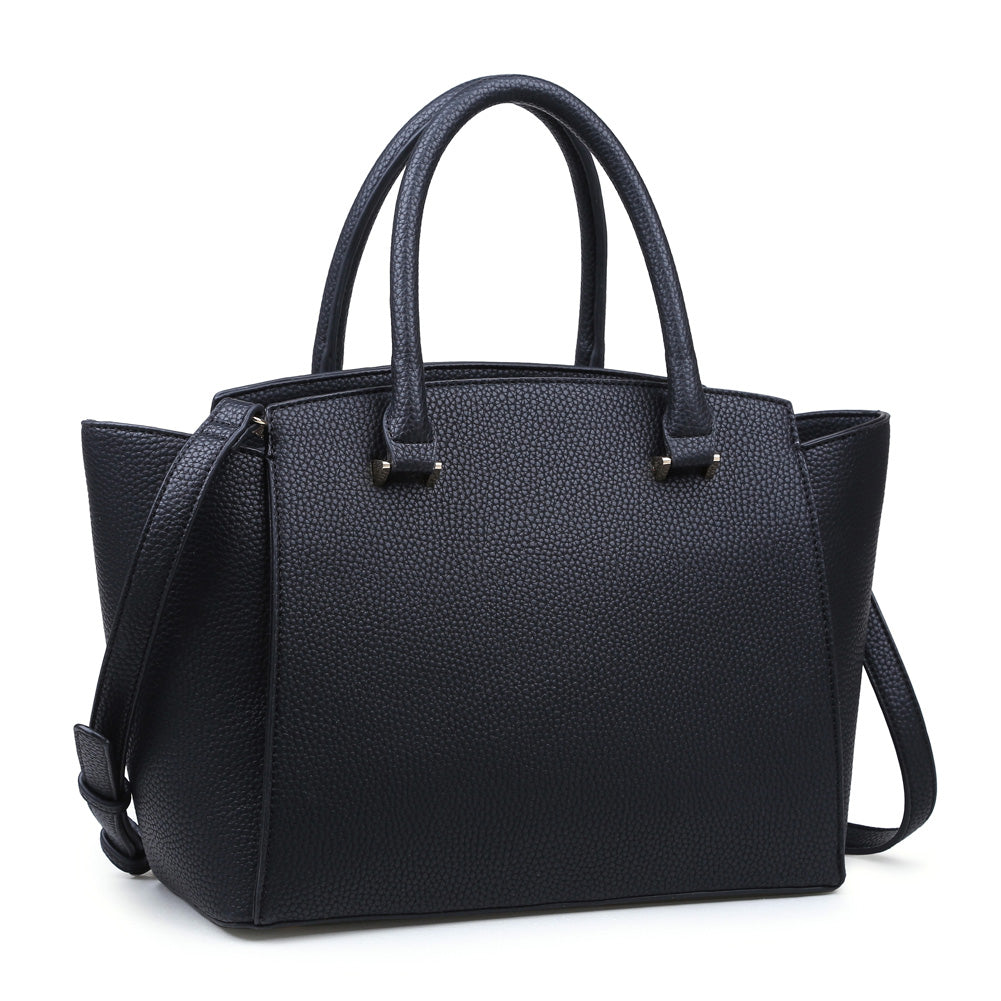 Product Image of Urban Expressions Langley Satchel NA-840611149572 View 2 | Black