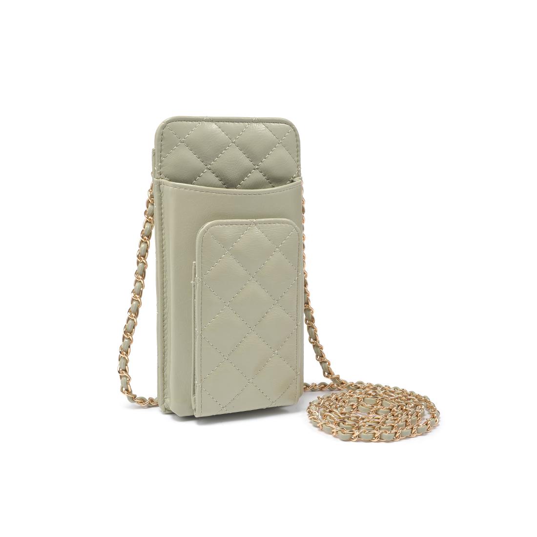 Woman wearing Sage Urban Expressions Brianna 2.0 Cell Phone Crossbody 840504203756 View 6 | Sage