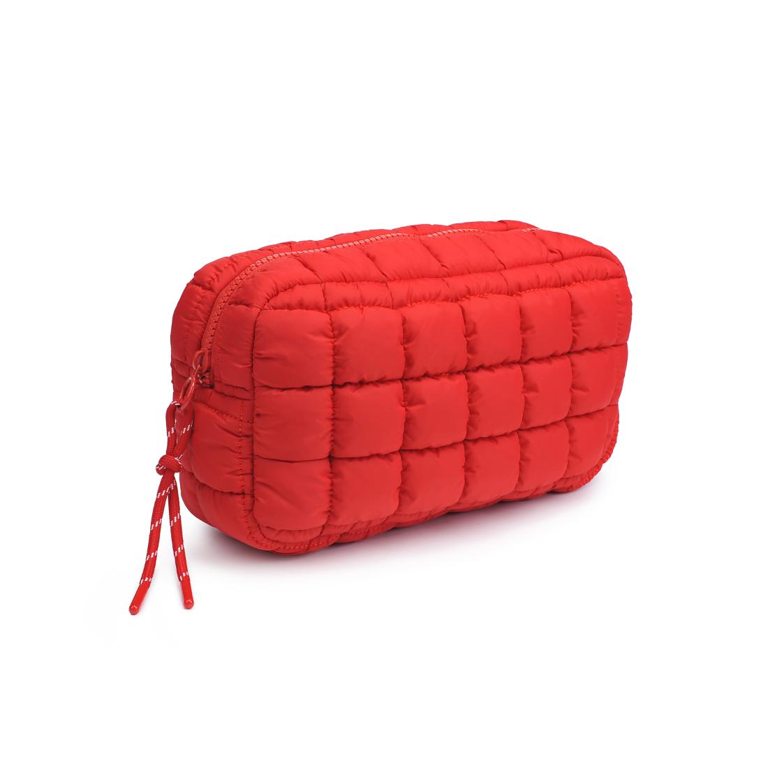 Urban Essentials Cloud Nine - Puffer Cosmetic & Travel Organizer Pouch 840611143815 View 6 | Red