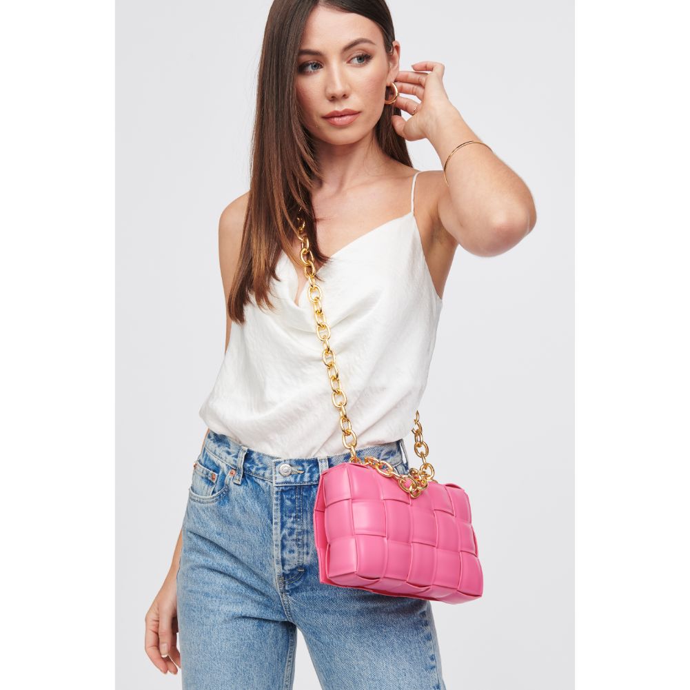 Woman wearing Peony Urban Expressions Ines Crossbody 818209015073 View 2 | Peony