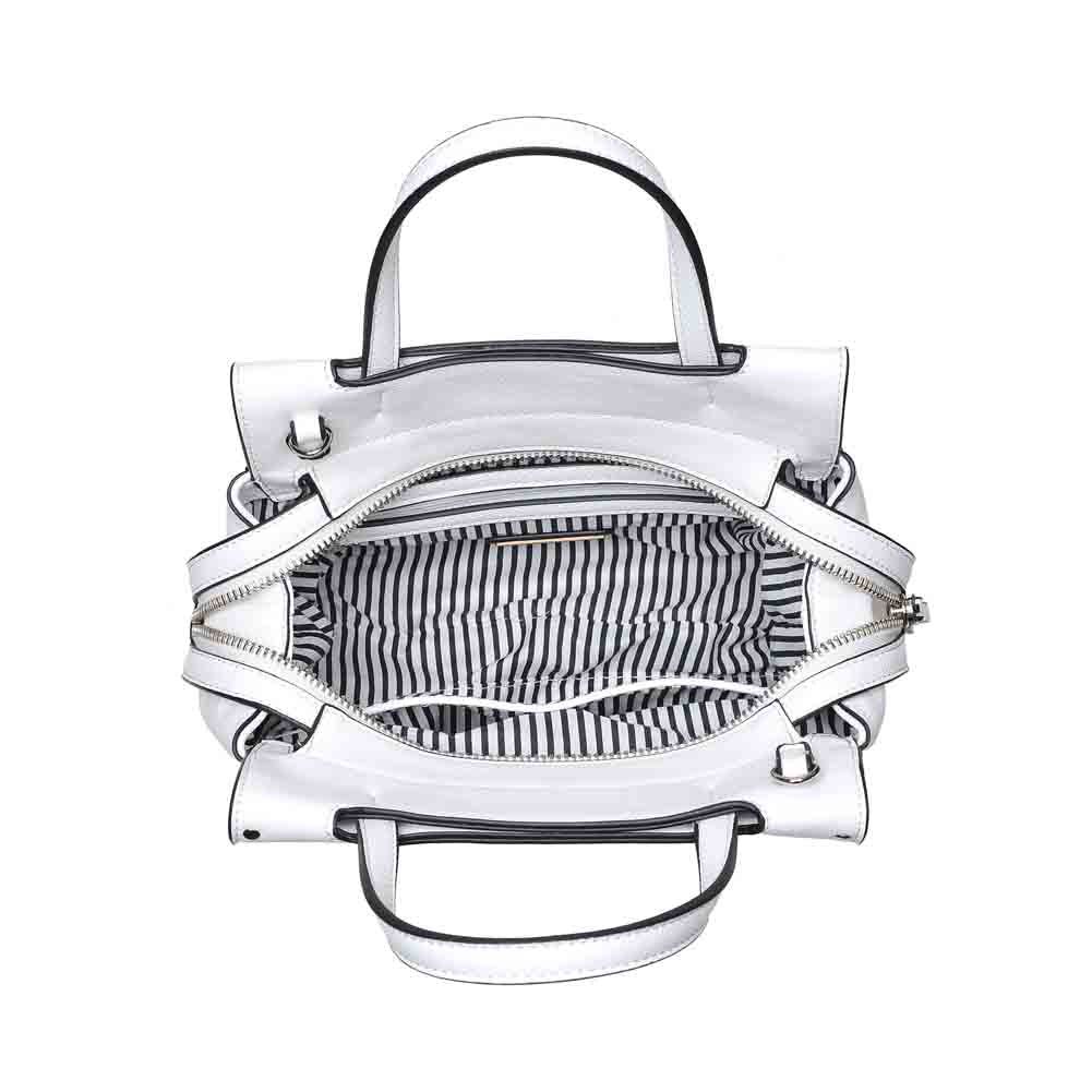 Product Image of Urban Expressions Edison Satchel NA-840611147479 View 4 | White
