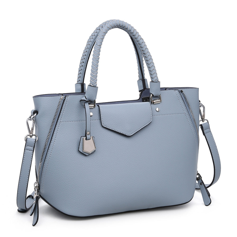 Product Image of Urban Expressions Phoenix Satchel NA-840611158550 View 2 | Blue