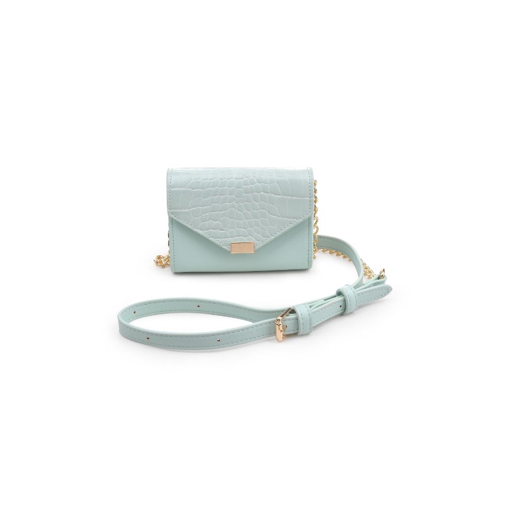 Product Image of Urban Expressions Jasmine - Croc Crossbody 840611171238 View 1 | Pistachio