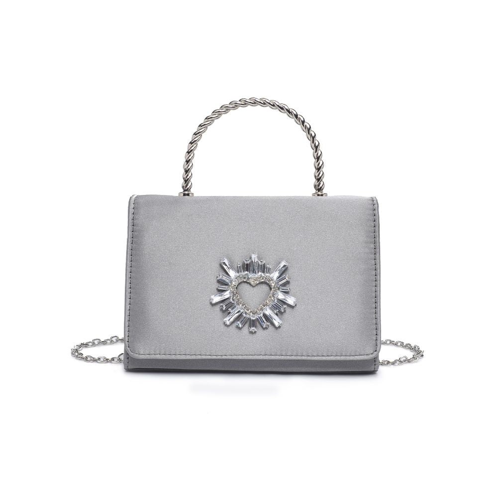 Product Image of Urban Expressions Marlene Evening Bag 840611190314 View 5 | Pewter