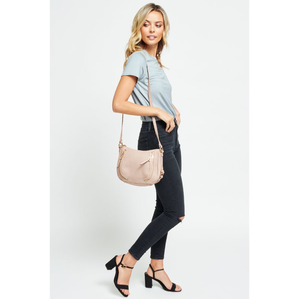 Woman wearing Natural Urban Expressions Sadie Crossbody 840611177162 View 2 | Natural