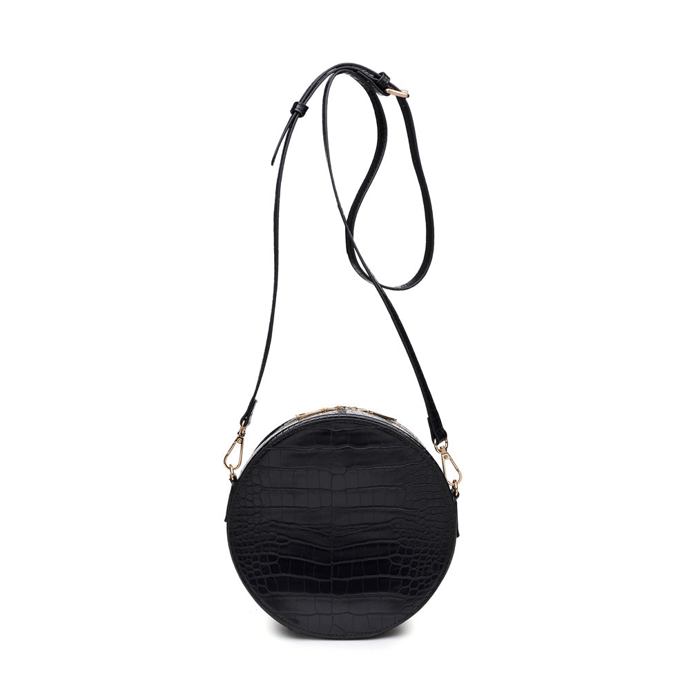 Woman wearing Black Urban Expressions Sawyer Crossbody NA-840611152442 View 7 | Black
