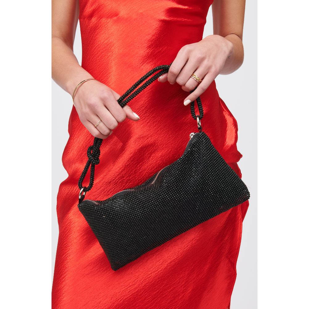 Woman wearing Black Urban Expressions Paris Evening Bag 818209012645 View 4 | Black
