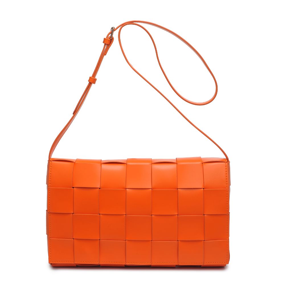 Product Image of Urban Expressions Olga - Woven Crossbody 818209019248 View 5 | Tangerine