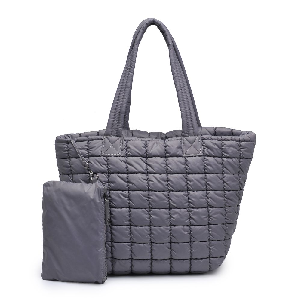 Urban Expressions Breakaway - Puffer Tote 840611119841 View 5 | Carbon