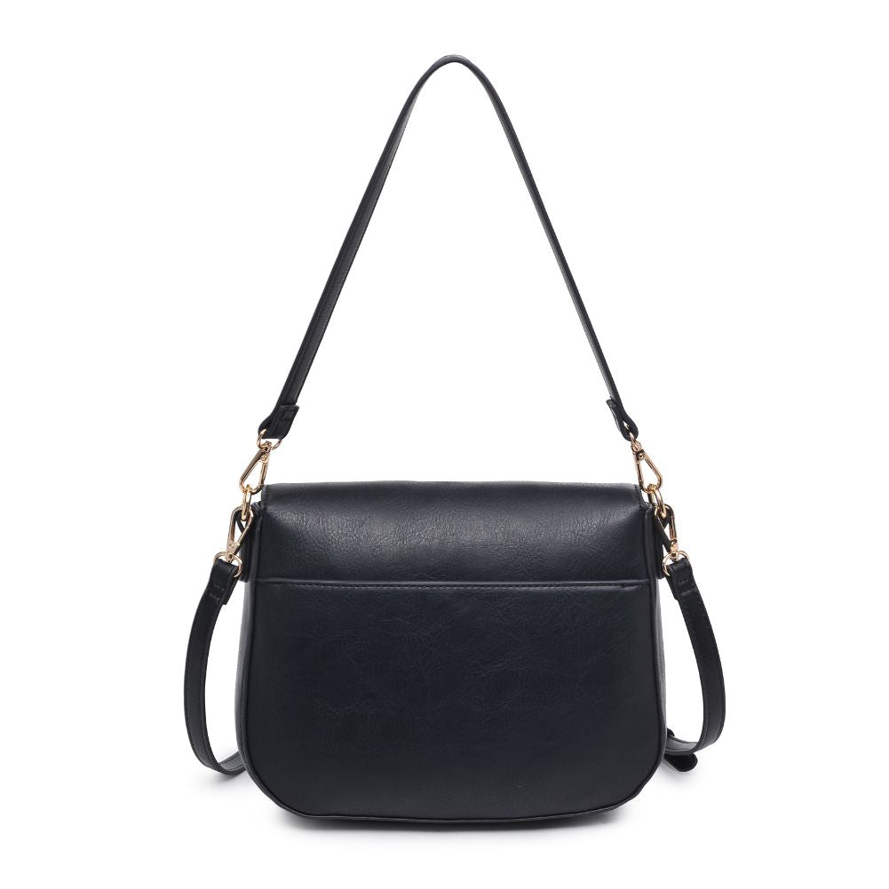 Woman wearing Black Urban Expressions Nellie Crossbody 840611105158 View 7 | Black