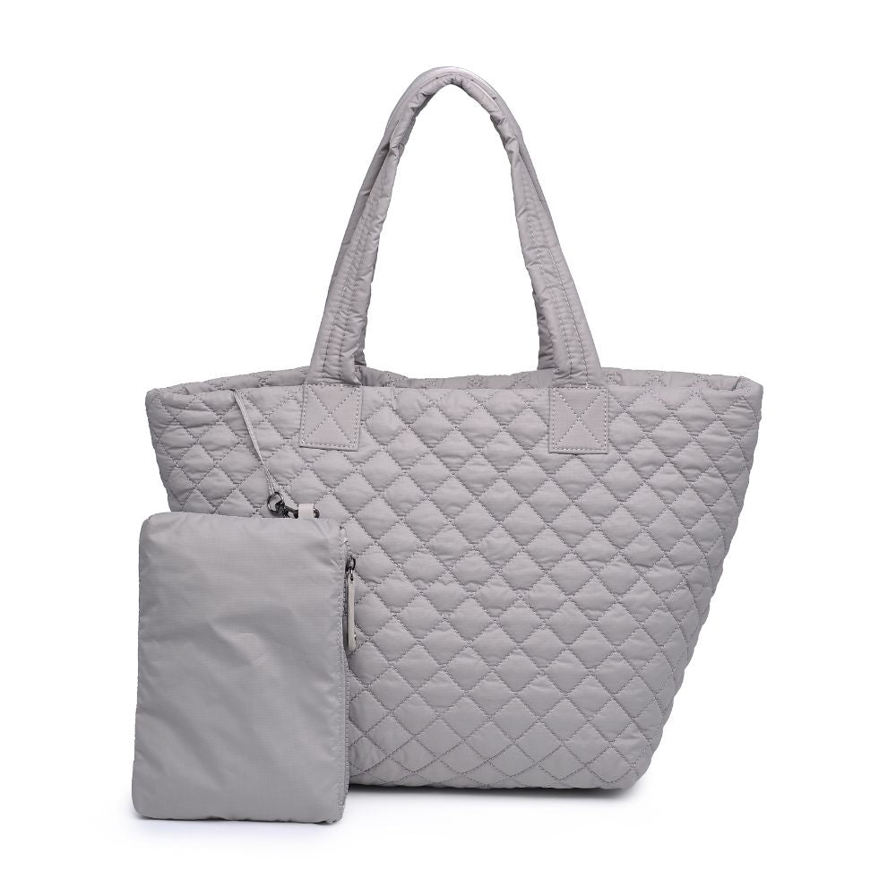Woman wearing Carbon Urban Expressions Breakaway Tote 840611173683 View 5 | Carbon