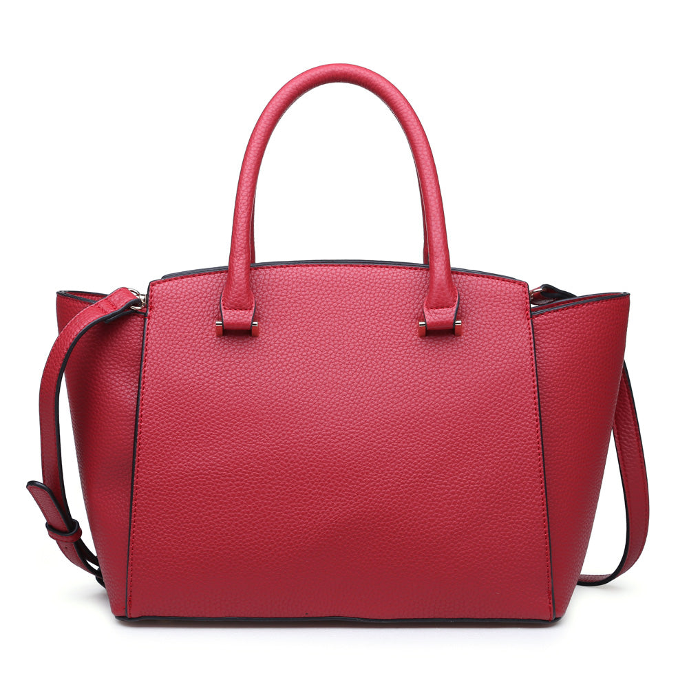 Product Image of Urban Expressions Langley Satchel NA-840611149596 View 3 | Red