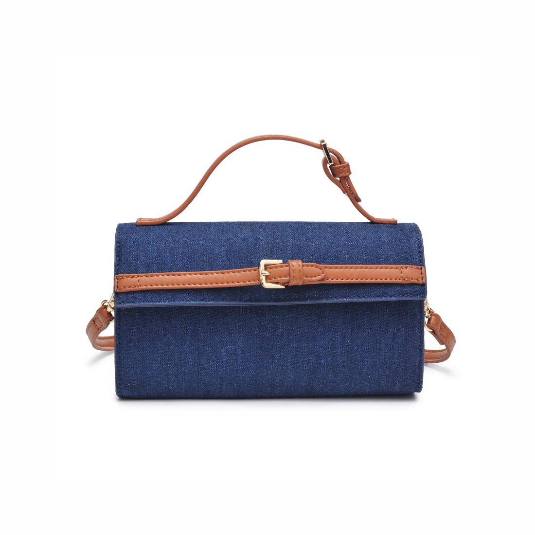 Product Image of Urban Expressions Thea Crossbody 840611149312 View 5 | Denim Tan