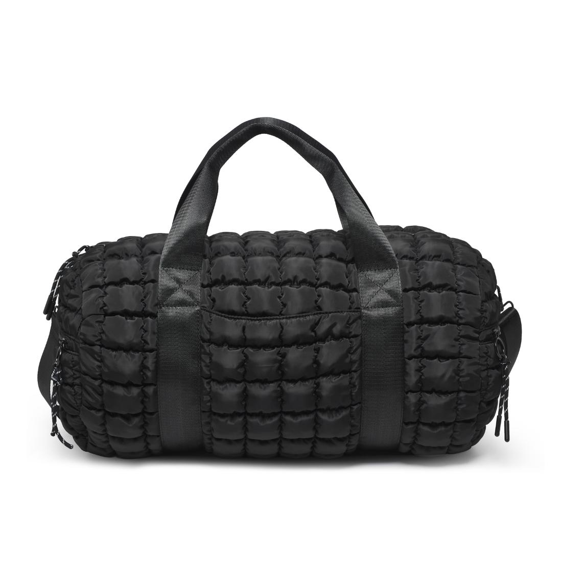 Product Image of Urban Expressions Dion - Quilted Puffer Duffel 818209013239 View 1 | Black