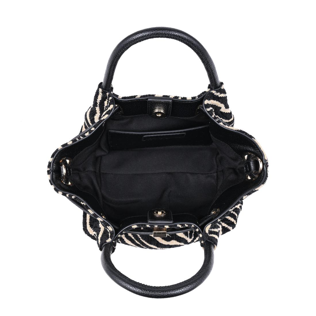 Urban Expressions Selena - Zebra Crossbody 840504214172 View 4 | Natural Black Zebra