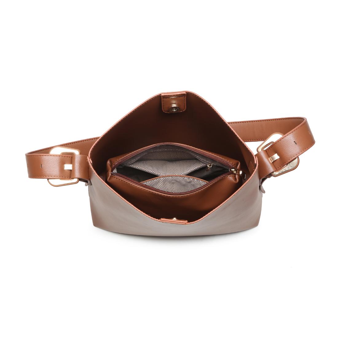 Product Image of Urban Expressions Addilyn Bucket 840611199638 View 8 | Chocolate